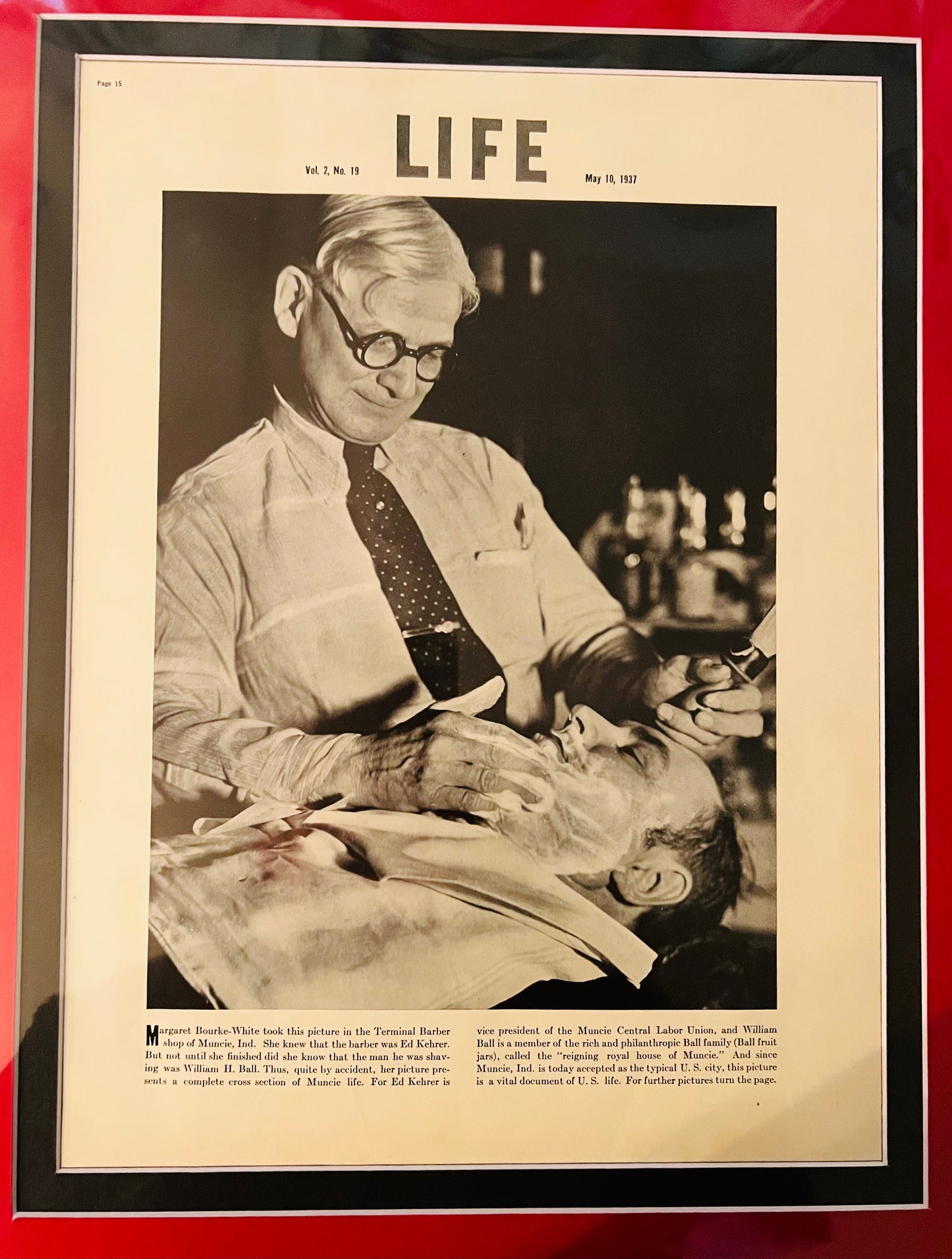 1937 LIFE Magazine iconic photo in Muncie, Indiana