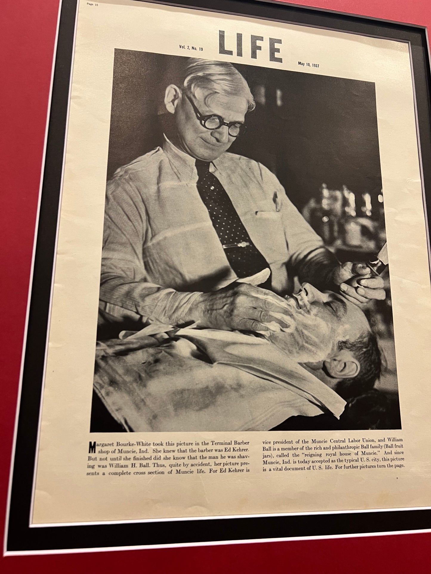 1937 LIFE Magazine iconic photo in Muncie, Indiana